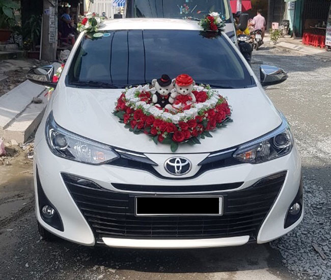 Toyota Vios xe cưới hà nội